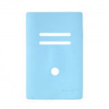 Placa p/ 2 Interruptores + Furo 4x2 - Novara Especiais Celeste
